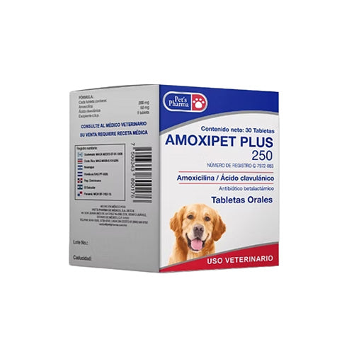AMOXIPET PLUS 250MG C/30 TABS